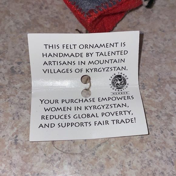 Felt Turntable ornament nwt - Picture 5 of 6